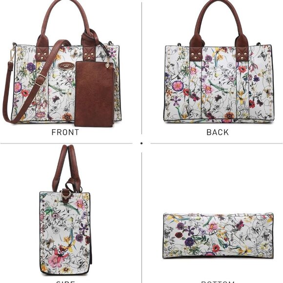 Purses Handbags for Women Tote Wallet Set Top Handle Satchel Shoulder Hobo Bag 3 - Picture 3 of 6